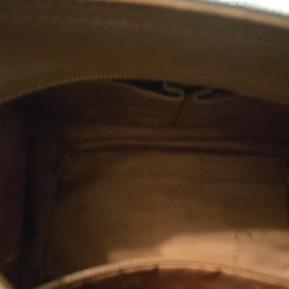 MCM Tan Leather Tote Bag - Picture 5 of 16